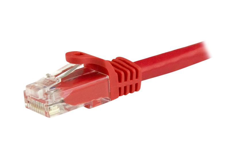 Startech.com 1m Cat6 Ethernet Cable, 10 Gigabit Snagless Rj45 650mhz 100w Poe Patch Cord, Cat 6 10gbe Utp Network Cable W/strain Relief, Red, Fluke Tested/wiring Is Ul Certified/tia - Category 6 - 24awg (n6patc1mrd) - Patchkabel - 1 M - Rød