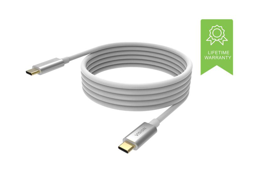 Vision - Usb Type-c Kabel - 24 Pin Usb-c Til 24 Pin Usb-c - 4 M