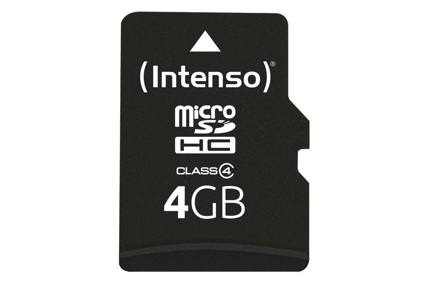 Intenso - Flashhukommelseskort - 4 Gb - Microsdhc