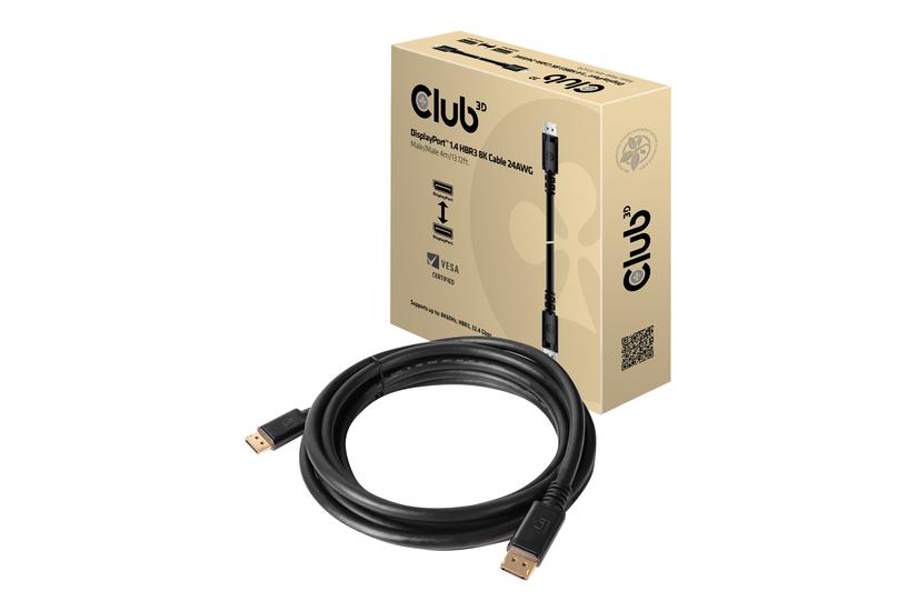 Club 3d - Displayport Kabel - Displayport Til Displayport - 4 M