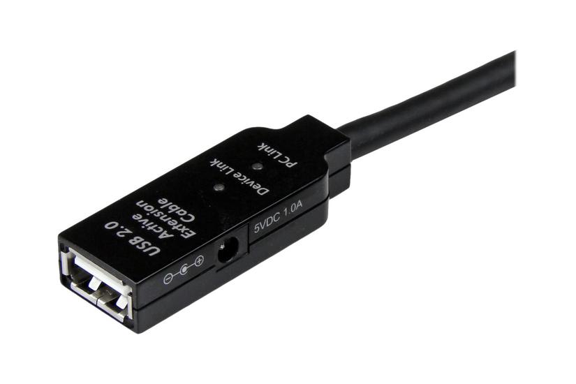 Startech.com 10m Usb 2.0 Active Extension Cable M/f - 10 Meter Usb 2.0 Repeater / Extender Cable Usb A (m) To Usb A (f) 10 M Black - 3 Ft (usb2aaext10m) - Usb Forlængerkabel - Usb Til Usb - 10 M