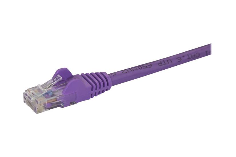 Startech.com 1m Cat6 Ethernet Cable, 10 Gigabit Snagless Rj45 650mhz 100w Poe Patch Cord, Cat 6 10gbe Utp Network Cable W/strain Relief, Purple, Fluke Tested/wiring Is Ul Certified/tia - Category 6 - 24awg (n6patc1mpl) - Netværkskabel - 1 M - Lilla