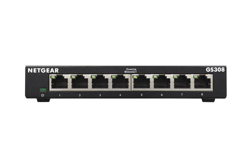 Netgear Gs308v3 - Switch - 8 Porte - Ikke Administreret