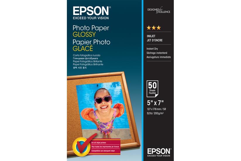 Epson - Fotopapir - Skinnende - 50 Ark - 127 X 178 Mm - 200 G/m²