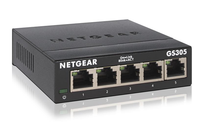 Netgear Gs305 - Switch - 5 Porte - Ikke Administreret