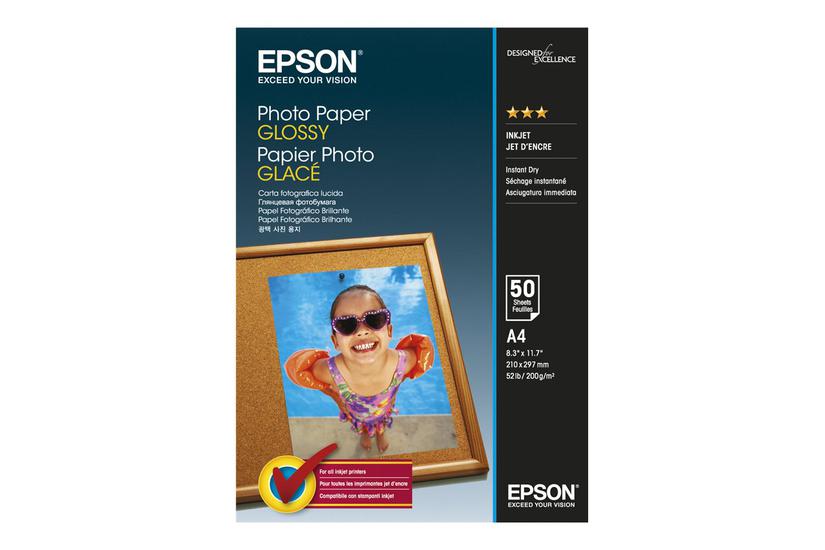 Epson - Fotopapir - Skinnende - 50 Ark - A4 - 200 Gsm