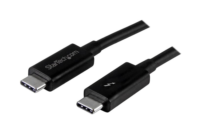 Startech.com 1m (3.3ft) Thunderbolt 3 Cable, 20gbps, 100w Pd, 4k Video, Thunderbolt-certified, Compatible W/ Tb4/usb 3.2/displayport - Thunderbolt Kabel - 24 Pin Usb-c Til 24 Pin Usb-c - 1 M