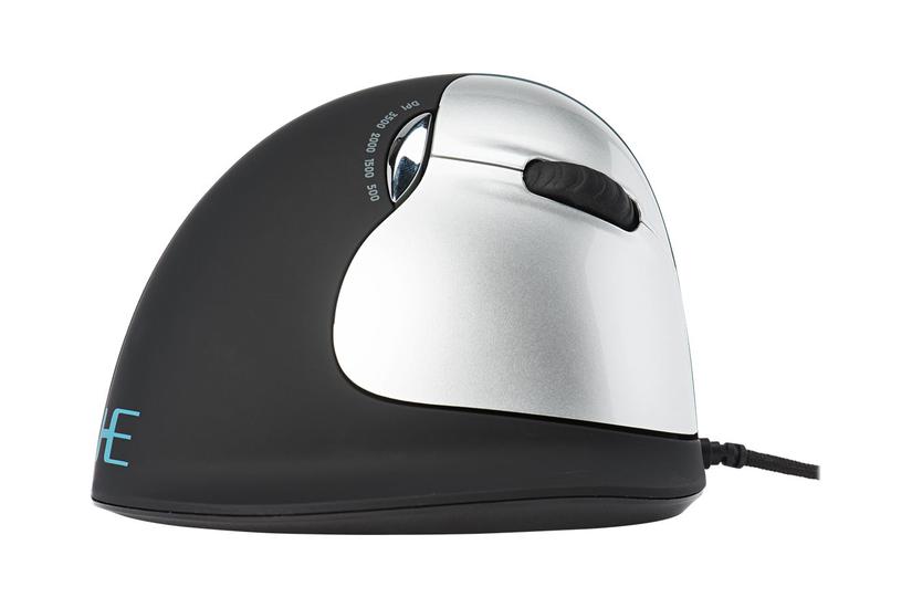 R-go Ergonomic Mouse He Break - Lodret Mus - Usb - Sort