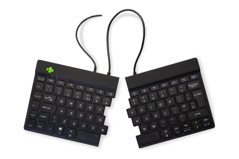 R-go Ergonomic Keyboard Split Break - Tastatur - Qwerty - Uk - Sort Indgangsudstyr
