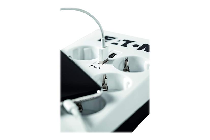 Eaton Protection Box 8 Usb Tel@ Din - Strømstødsbeskytter - 2500 Watt