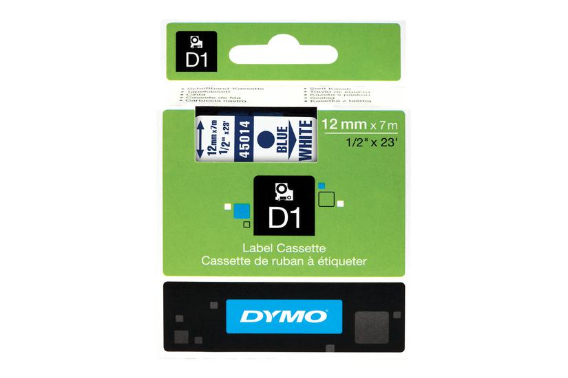 Dymo D1 - Mærkattape - 1 Kassette(r) - Rulle (1,2 Cm X 7 M)