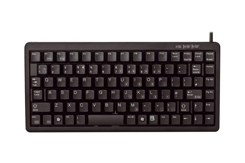 Cherry Compact-keyboard G84-4100 - Tastatur - Pan Nordic - Sort Indgangsudstyr