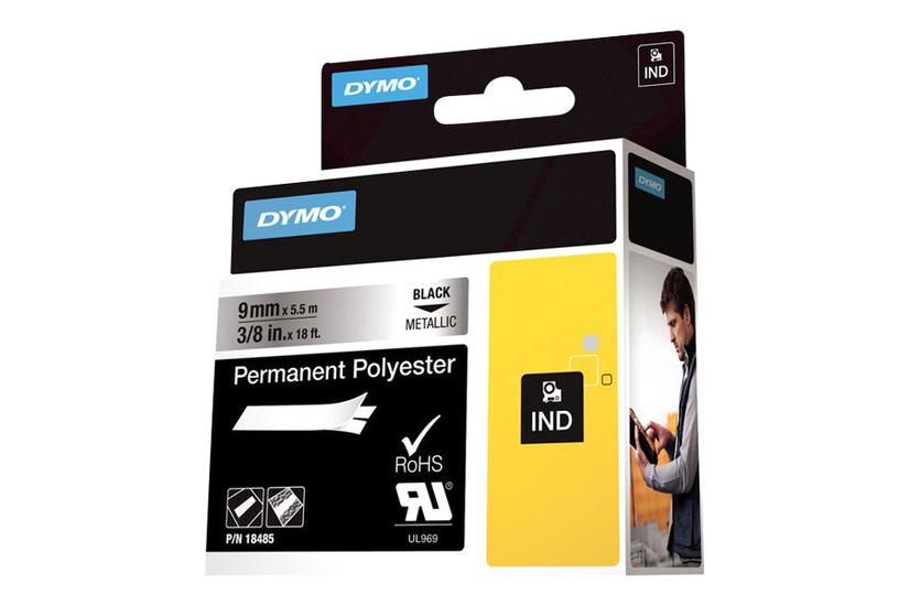 Dymo - Permanent Tape - 1 Kassette(r) - Rulle (0,9 Cm X 5,5 M)