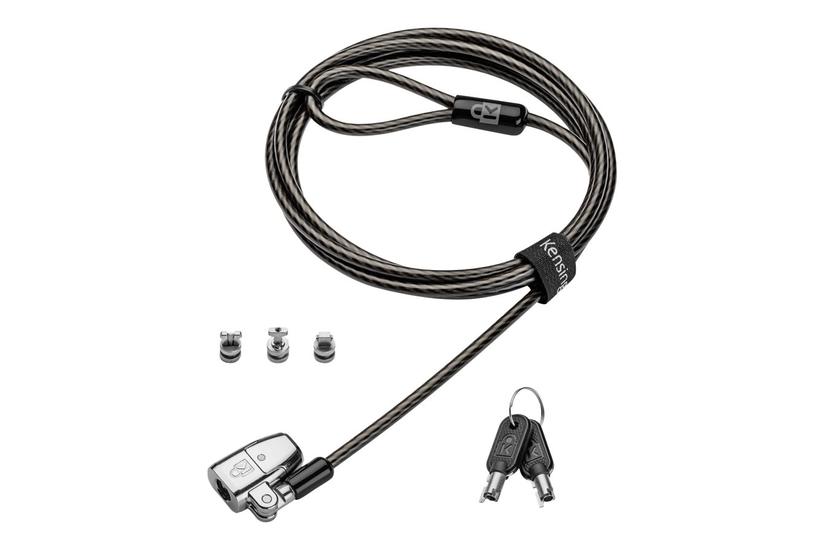 Kensington Clicksafe 2.0 Universal Keyed Laptop Lock - Sikkerhedskabelslås