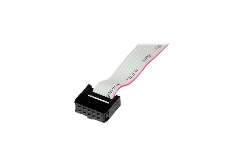 Startech.com 16in (40cm) 9 Pin Serial Male To 10 Pin Motherboard Header Slot Plate - Motherboard Serial Port Adapter (plate9m16) - Seriel-panel - Db-9 Til 10-pin Idc - 41 Cm