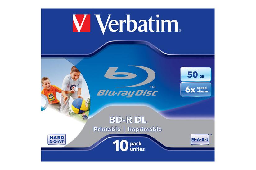 Verbatim - Bd-r Dl X 10 - 50 Gb - Lagringsmedie
