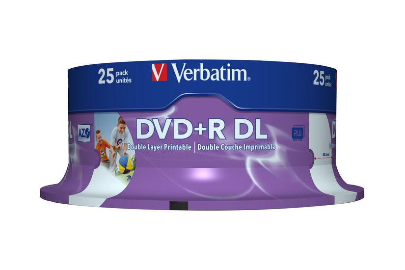 Verbatim - Dvd+r Dl X 25 - 8.5 Gb - Lagringsmedie