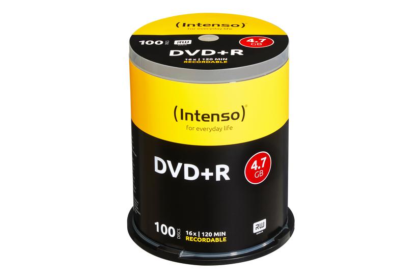Intenso - Dvd+r X 100 - 4.7 Gb - Lagringsmedie
