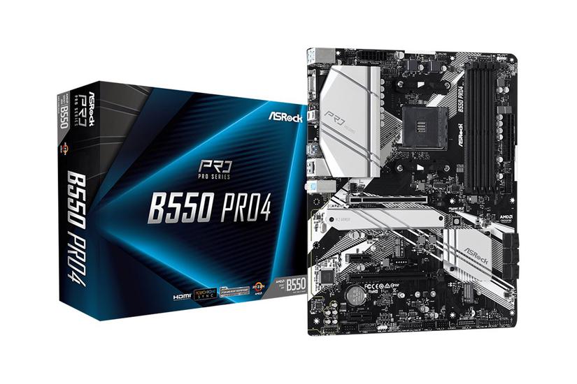 Asrock B550 Pro4 - Bundkort - Atx - Socket Am4 - Amd B550