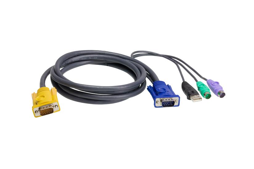 Aten 2l-5303up - Kabel Til Tastatur / Video / Mus (kvm) - 3 M