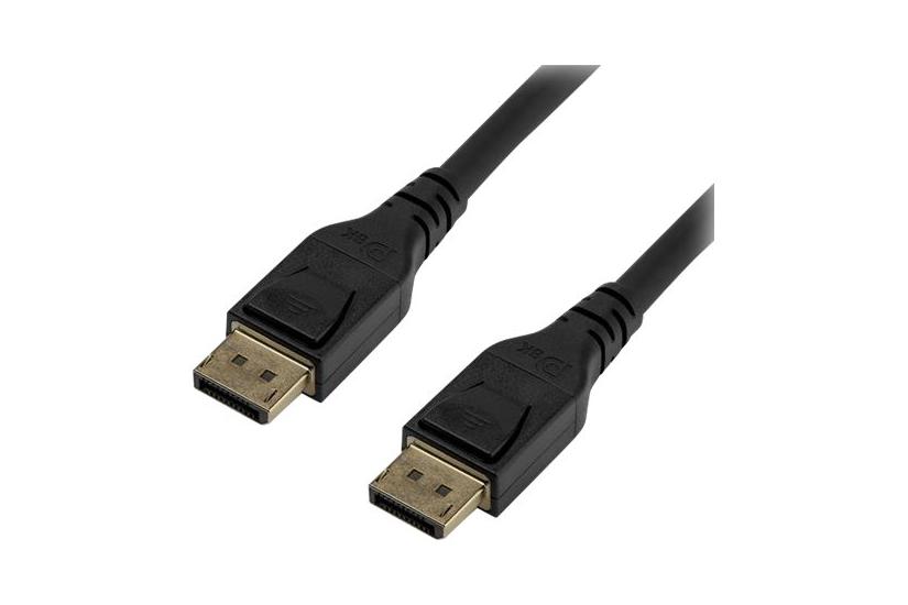 Startech.com 16ft/5m Vesa Certified Displayport 1.4 Cable, 8k 60hz Hbr3 Hdr, Super Uhd Displayport To Displayport Monitor Cord, Ultra Hd 4k 120hz Dp 1.4 Video Cable M/m Dp Connectors - Dp 1.4 Latching Cable - Displayport Kabel - Displayport Til Displaypor
