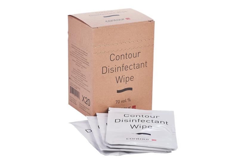 Contour Desinfectant Wipe - Desinficerende Klude - 20 Ark