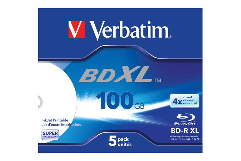 Verbatim - Bd-r Xl X 5 - 100 Gb - Lagringsmedie