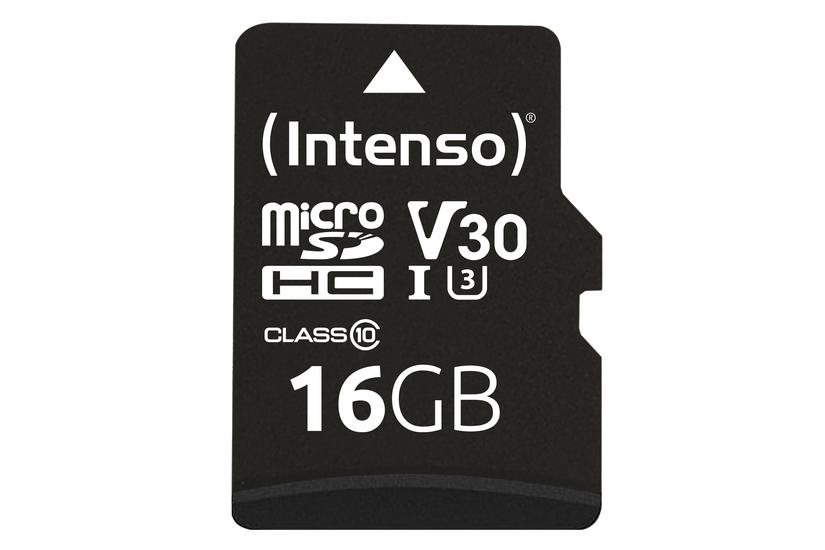 Intenso - Flashhukommelseskort - 16 Gb - Microsdhc Uhs-i