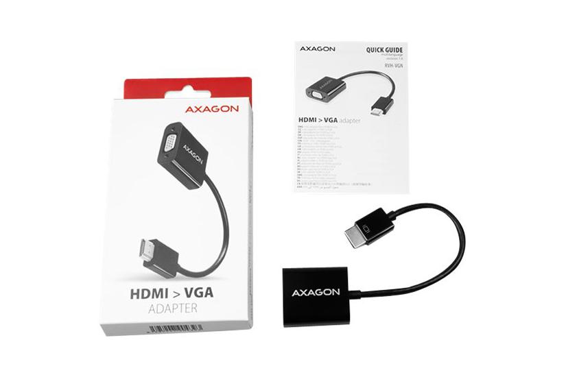 Axagon Videoadapter - Hdmi / Vga - 17 Cm