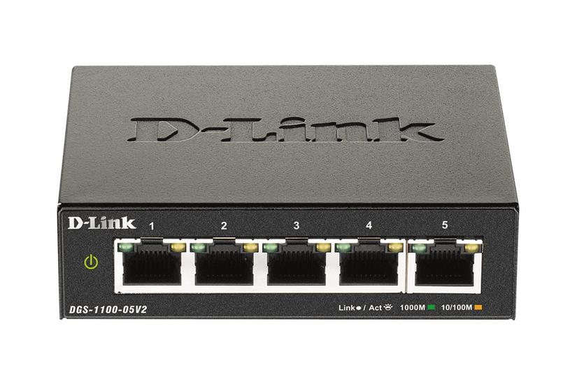 D-link Dgs 1100-05v2 - Switch - 5 Porte - Smart