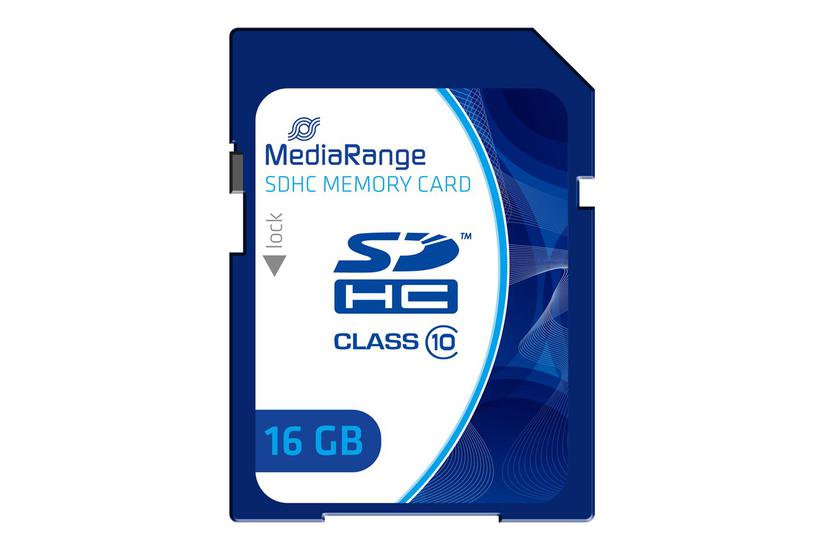 Mediarange - Flashhukommelseskort - 16 Gb - Sdhc