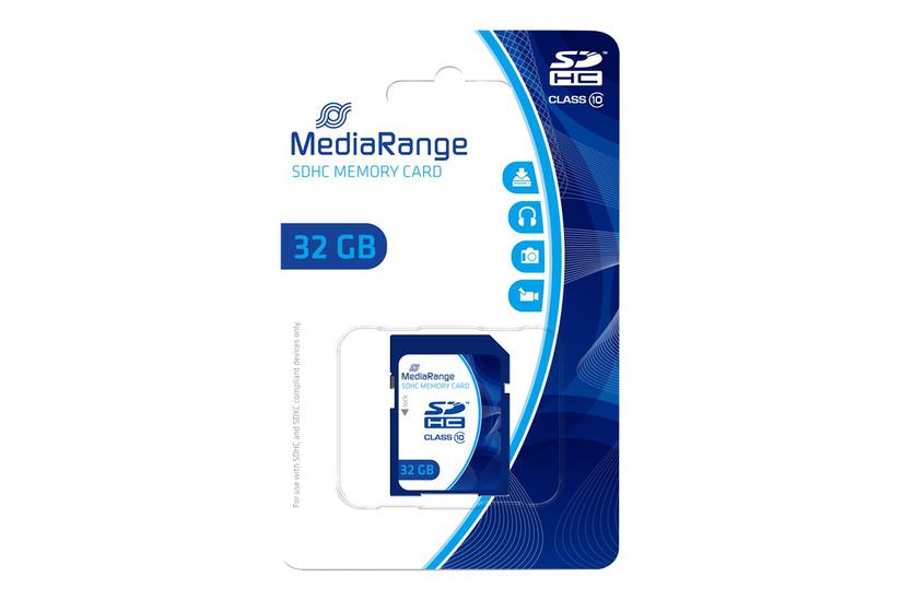 Mediarange - Flashhukommelseskort - 32 Gb - Sdhc