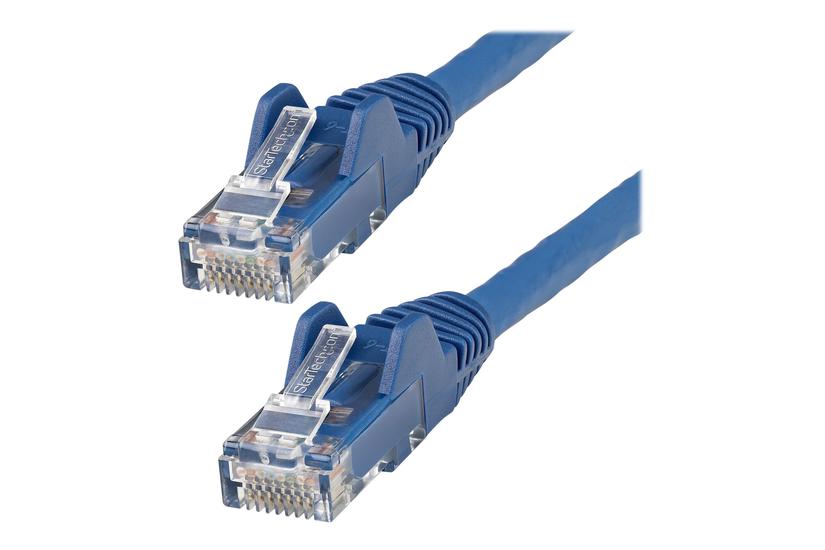 Startech.com 1m Lszh Cat6 Ethernet Cable, 10 Gigabit Snagless Rj45 100w Poe Network Patch Cord With Strain Relief, Cat 6 10gbe Utp, Blue, Individually Tested/etl, Low Smoke Zero Halogen - Category 6 - 24awg (n6lpatch1mbl) - Patchkabel - 1 M - Blå