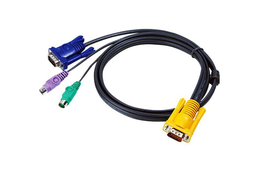 Aten 2l-5202p - Kabel Til Tastatur / Video / Mus (kvm) - 1.8 M