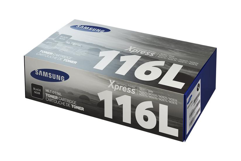 Hp Mlt-d116l - Højtydende - Sort - Original - Tonerpatron (su828a)