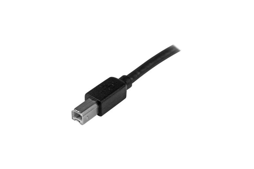 Startech.com 15m / 50 Ft Active Usb 2.0 A To B Cable - Long 15 M Usb Cable - 50 Ft Usb Printer Cable - 1x Usb A (m), 1x Usb B (m) - Black (usb2hab50ac) - Usb-kabel - Usb Type B Til Usb - 15 M