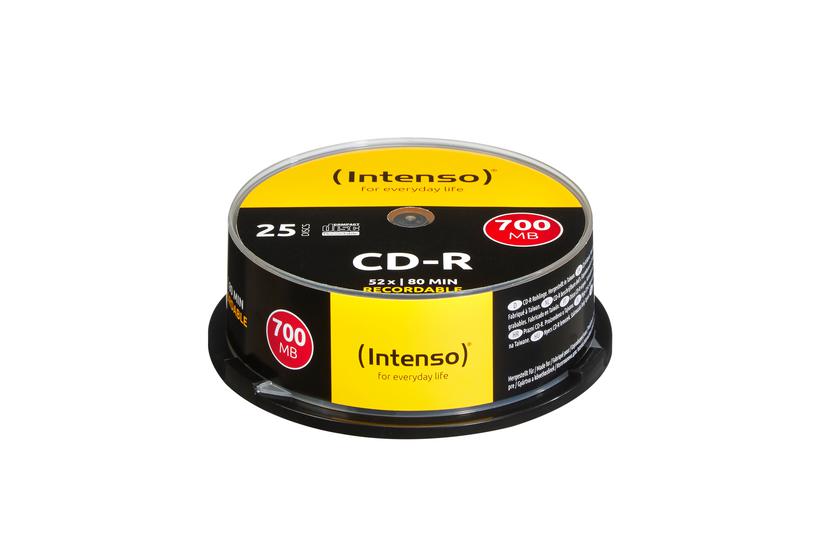 Intenso - Cd-r X 25 - 700 Mb - Lagringsmedie
