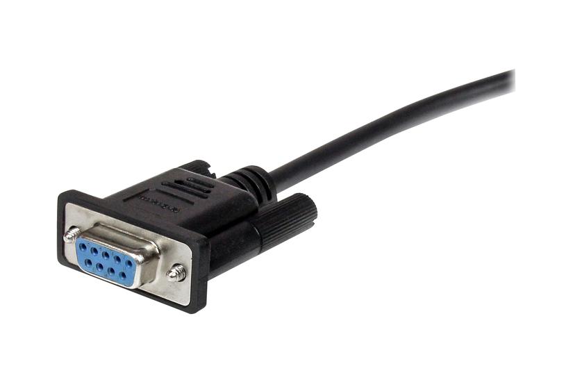 Startech.com 0.5m Black Straight Through Db9 Rs232 Serial Cable - Db9 Rs232 Serial Extension Cable - Male To Female Cable - 50cm (mxt10050cmbk) - Serielforlængerkabel - Db-9 Til Db-9 - 50 Cm