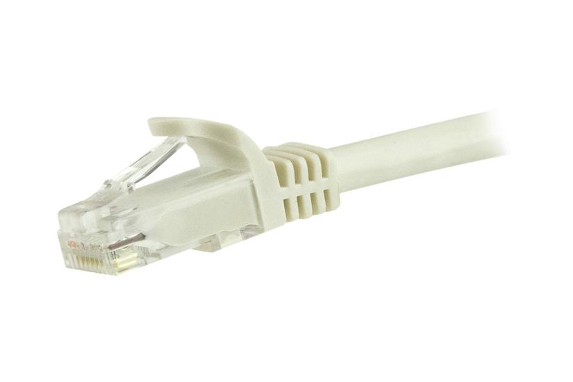 Startech.com 15m Cat6 Ethernet Cable, 10 Gigabit Snagless Rj45 650mhz 100w Poe Patch Cord, Cat 6 10gbe Utp Network Cable W/strain Relief, White, Fluke Tested/wiring Is Ul Certified/tia - Category 6 - 24awg (n6patc15mwh) - Patchkabel - 15 M - Hvid