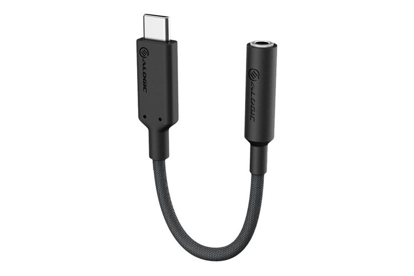 Alogic Elements Pro Usb-c Til Hovedtelefon Jackstikadapter - 10 Cm