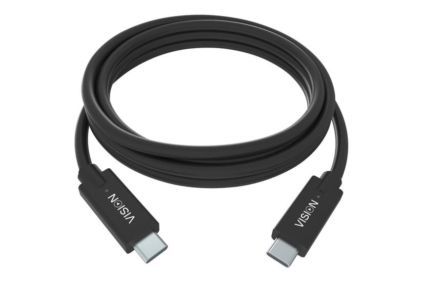 Vision - Usb Type-c Kabel - 24 Pin Usb-c Til 24 Pin Usb-c - 2 M