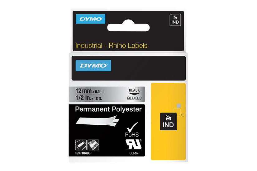 Dymo - Permanent Tape - 1 Kassette(r) - Rulle (1,2 Cm X 5,5 M)
