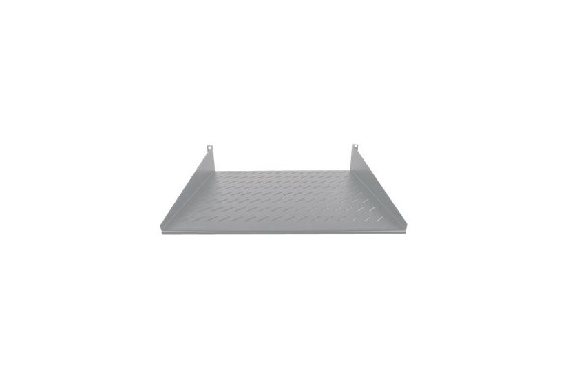 Intellinet 19" Cantilever Shelf, 2u, 2-point Front Mount, 400mm Depth, Vented, Max 25kg, Grey, Three Year Warranty - Rackhylde - 2u