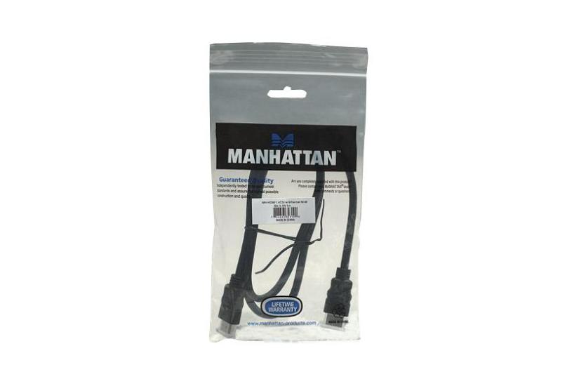 Manhattan 323192 Hdmi-kabel 1 M Hdmi Type A (standard) Sort