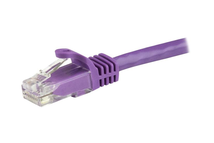 Startech.com 15m Cat6 Ethernet Cable, 10 Gigabit Snagless Rj45 650mhz 100w Poe Patch Cord, Cat 6 10gbe Utp Network Cable W/strain Relief, Purple, Fluke Tested/wiring Is Ul Certified/tia - Category 6 - 24awg (n6patc15mpl) - Patchkabel - 15 M - Lilla