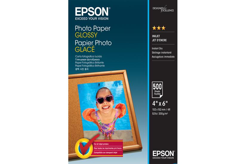 Epson - Fotopapir - Skinnende - 500 Ark - 102 X 152 Mm - 200 G/m²