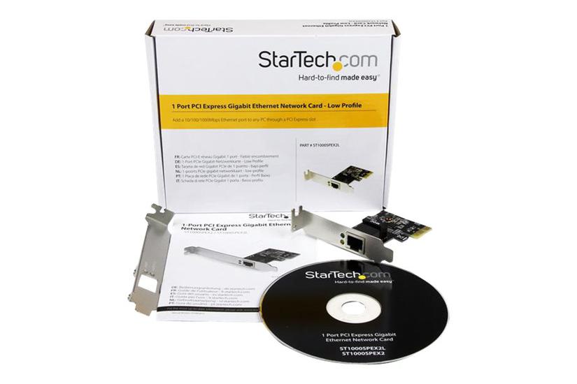 Startech.com 1 Port Pcie Network Card - Low Profile - Rj45 Port - Realtek Rtl8111h Chipset - Ethernet Network Card - Nic Server Adapter Network Card (st1000spex2l) - Netværksadapter - Pcie - Gigabit Ethernet X 1