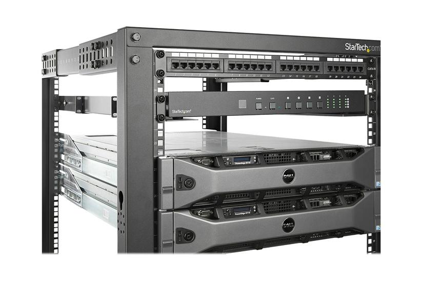 Startech.com 1u 19 Inch Server Rack Rails, 24-36 Inch Adjustable Depth, Universal 4 Post Rack Mount Rails, Network Equipment/server/ups Mounting Rail Kit, Hpe Proliant, Dell Poweredge - 4 Post Rack Rails (unirails1ub) - Kit Til Rack Med Spor - 1u