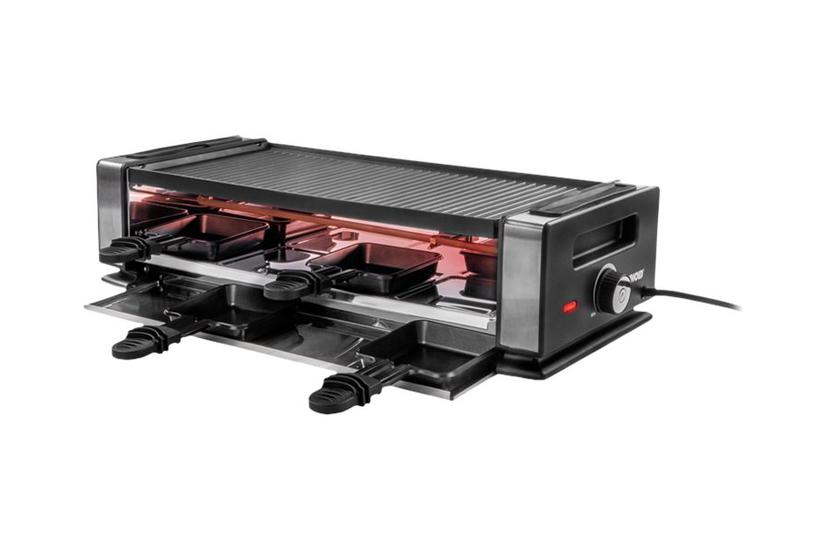 Unold 48730 Finesse Basic - Raclette/grill/stegeplade - Sort/rustfrit Stål