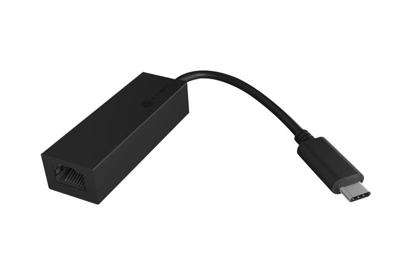 Icy Box Ib-lan100-c3 - Netværksadapter - Usb-c 3.0 - Gigabit Ethernet X 1